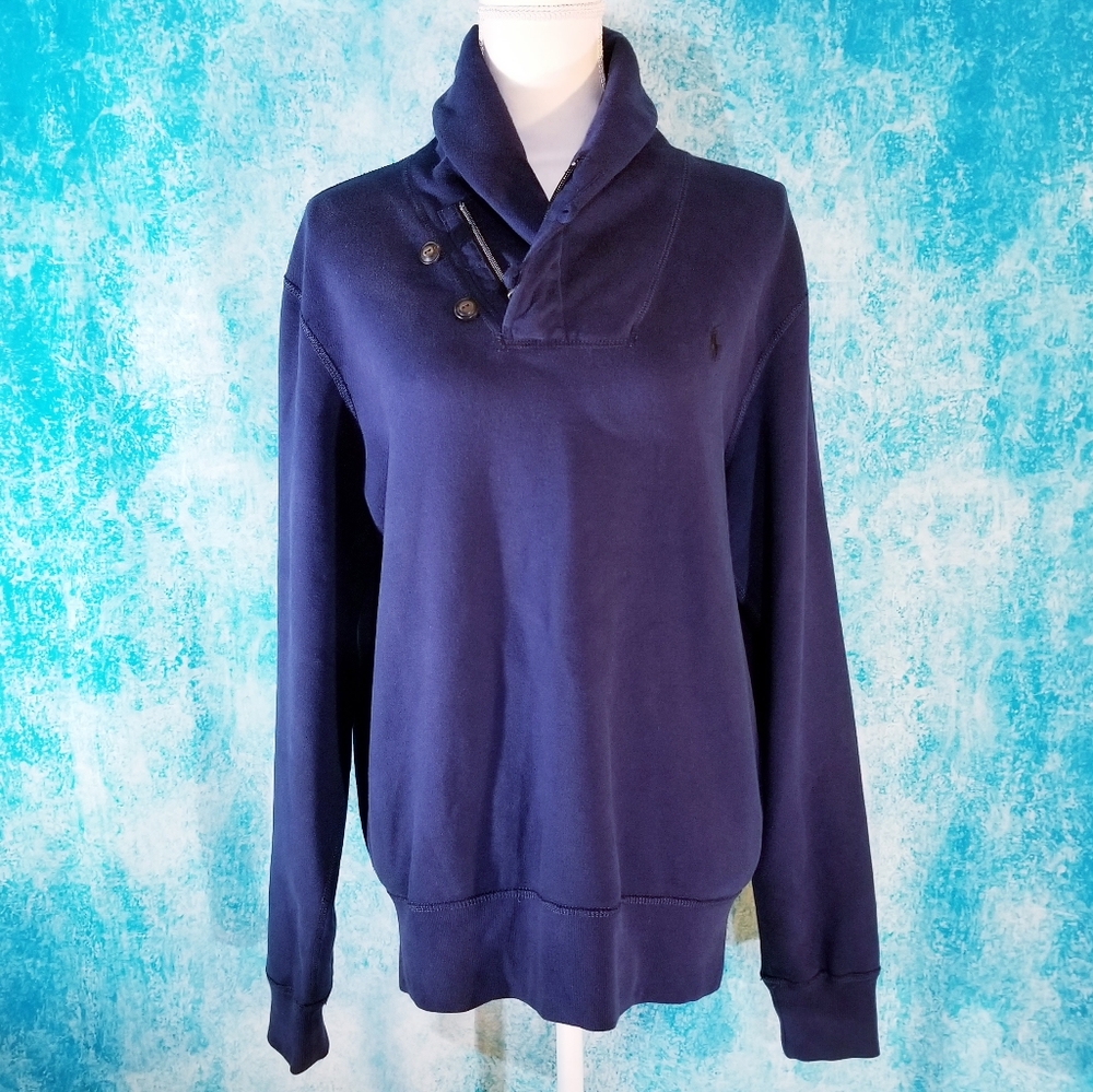 Polo Ralph Lauren Navy Blue Sweatshirt